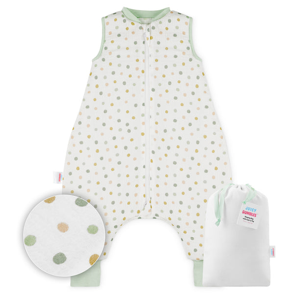 Baby Sleeping Bag with Legs Winter 2.5 Tog - 1 to 4 years Old - Muslin Cotton OEKO-TEX® STANDARD 100