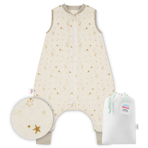 Baby Sleeping Bag with Legs Winter 2.5 Tog - 1 to 4 years Old - Muslin Cotton OEKO-TEX® STANDARD 100