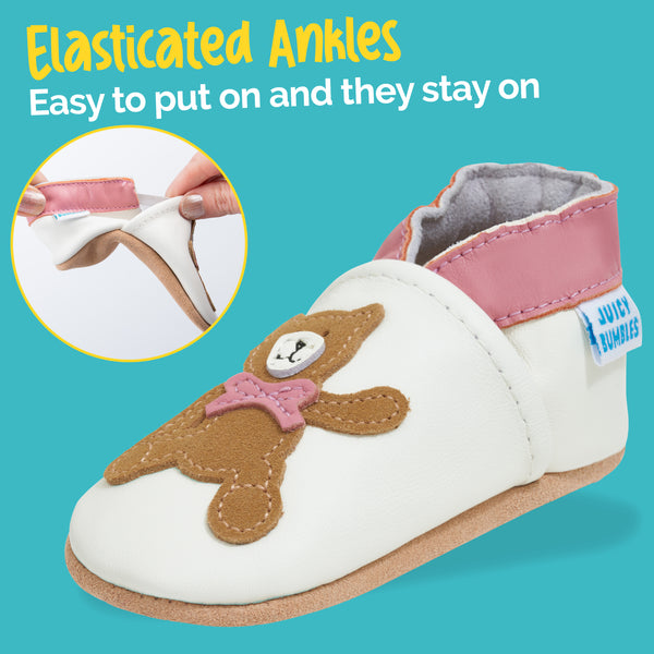 Baby Shoes Pink Teddy
