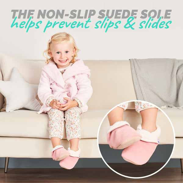 Baby Slippers - Pale Pink