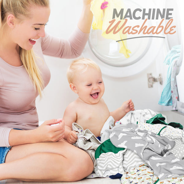 Baby Swaddle Wrap - Pack of 3 Swaddle Blankets Clouds and Stars - OEKO-TEX® STANDARD 100