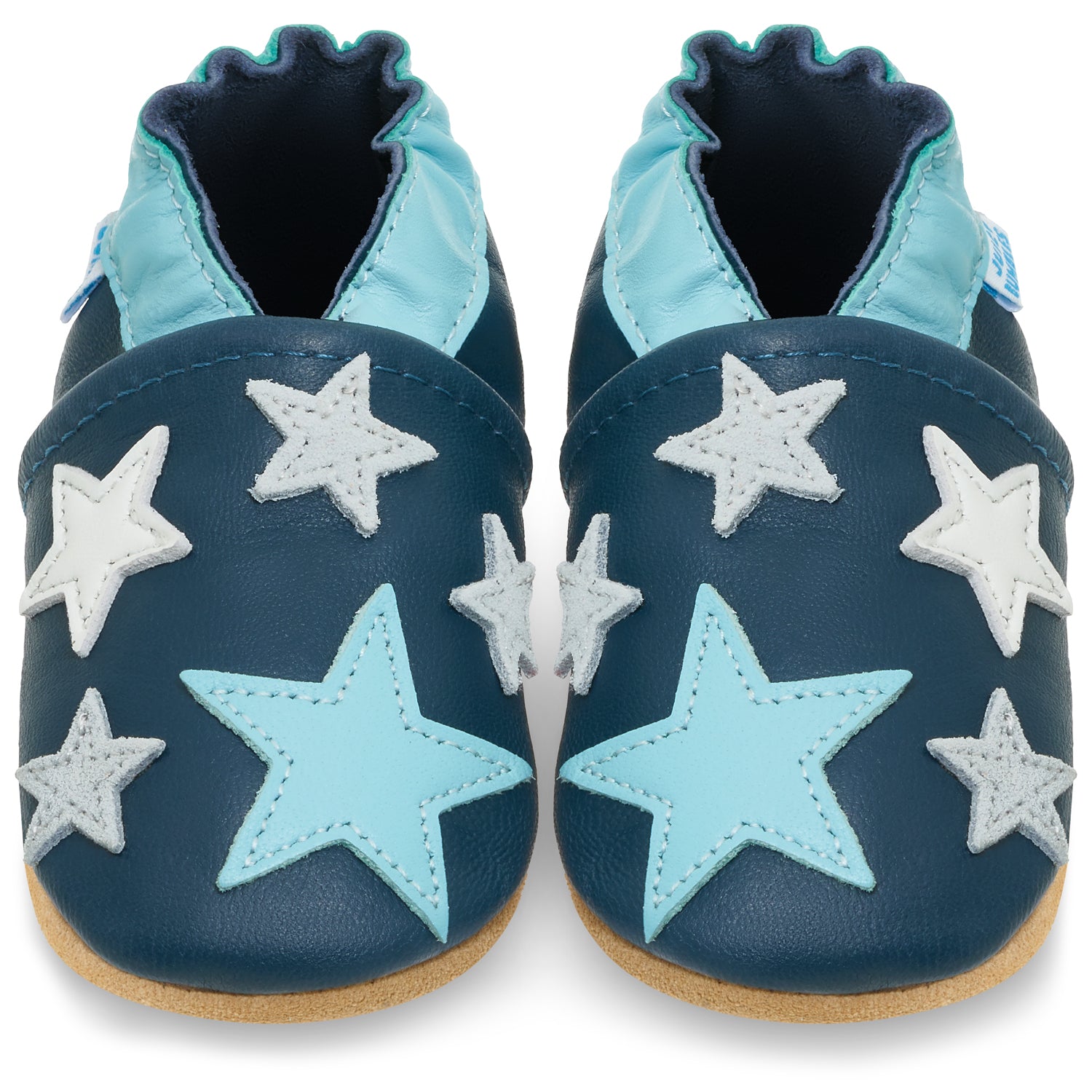 Baby Shoes Blue Stars – JuicyBumbles
