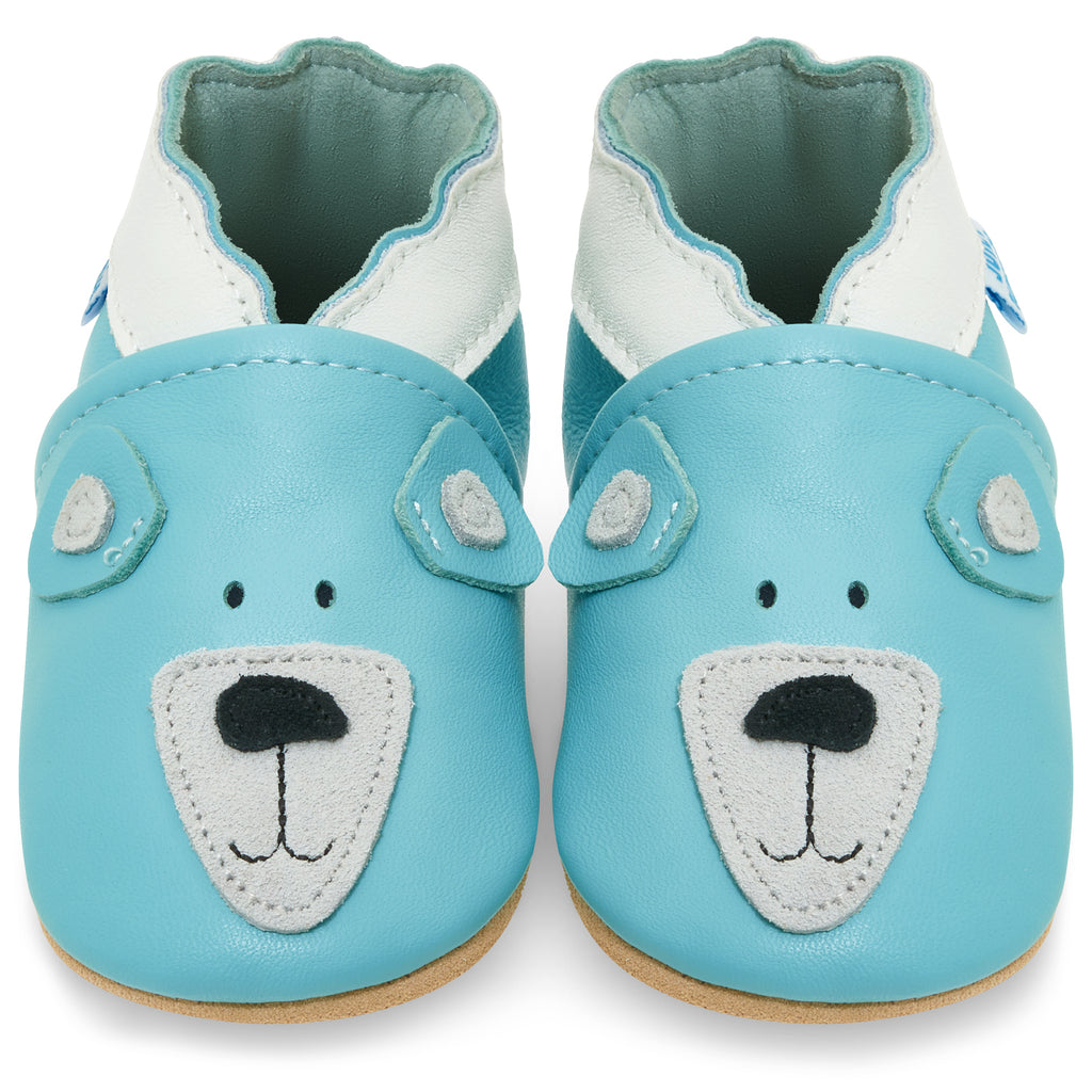 Baby Shoes Blue Bear