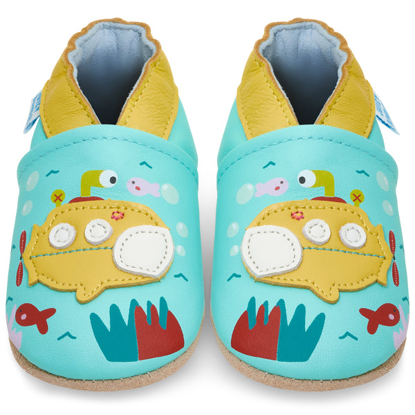 Submarine Soft Leather Baby Shoes