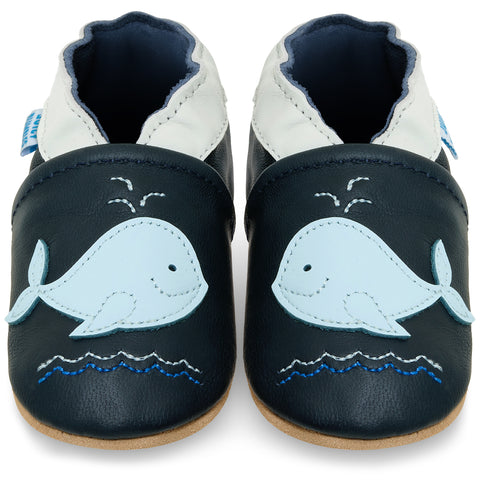 Baby Shoes Blue Whale