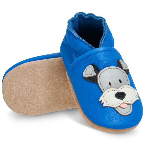 Baby Shoes Blue Duky Dog