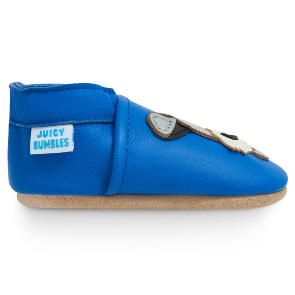 Baby Shoes Blue Duky Dog