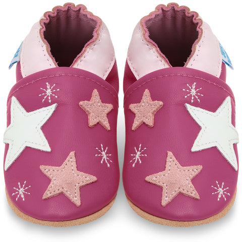Baby Shoes Pink Stars