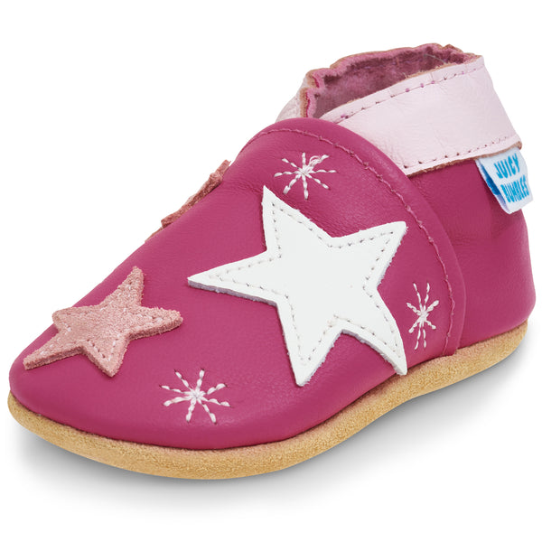 Baby Shoes Pink Stars