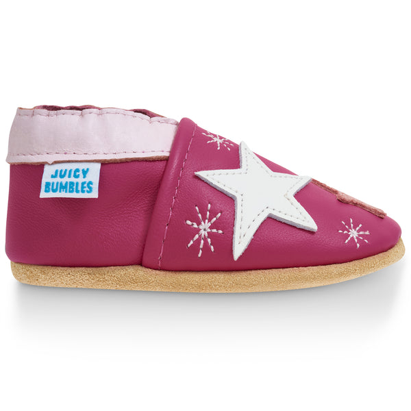 Baby Shoes Pink Stars