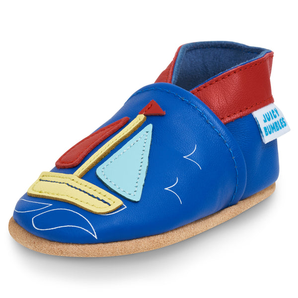 Sailing Boat Soft Leather Baby Shoes