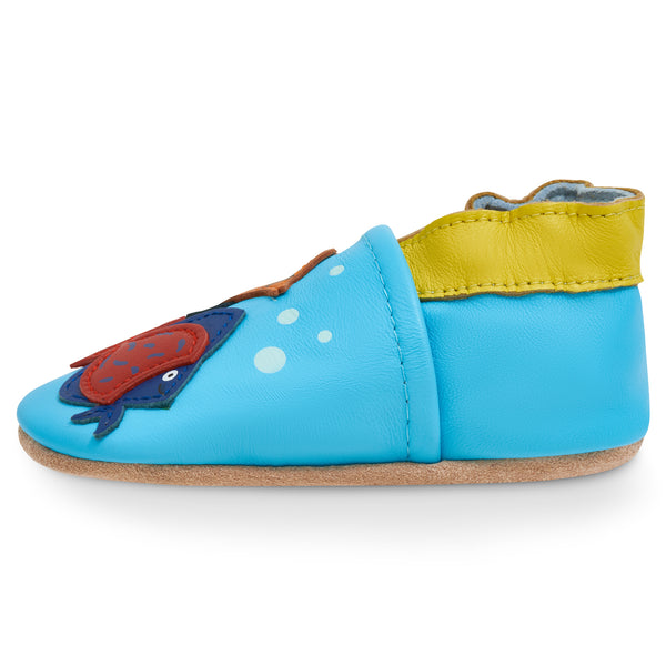Tropical Fish Soft Leather Baby Shoes