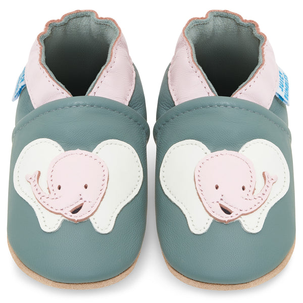 Smily Elephant Soft Leather Baby Shoes