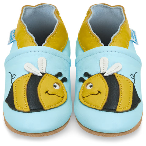 Bumble Bee Soft Leather Baby Shoes