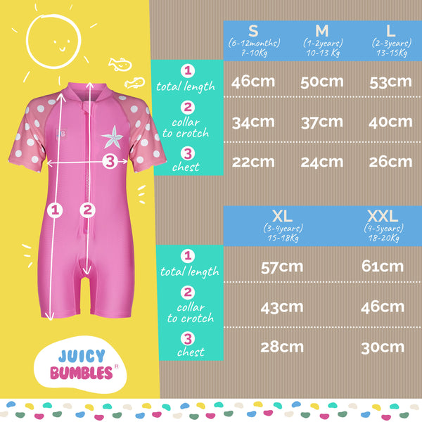 Baby Girl Swimming Costume & Swimsuit UPF50+